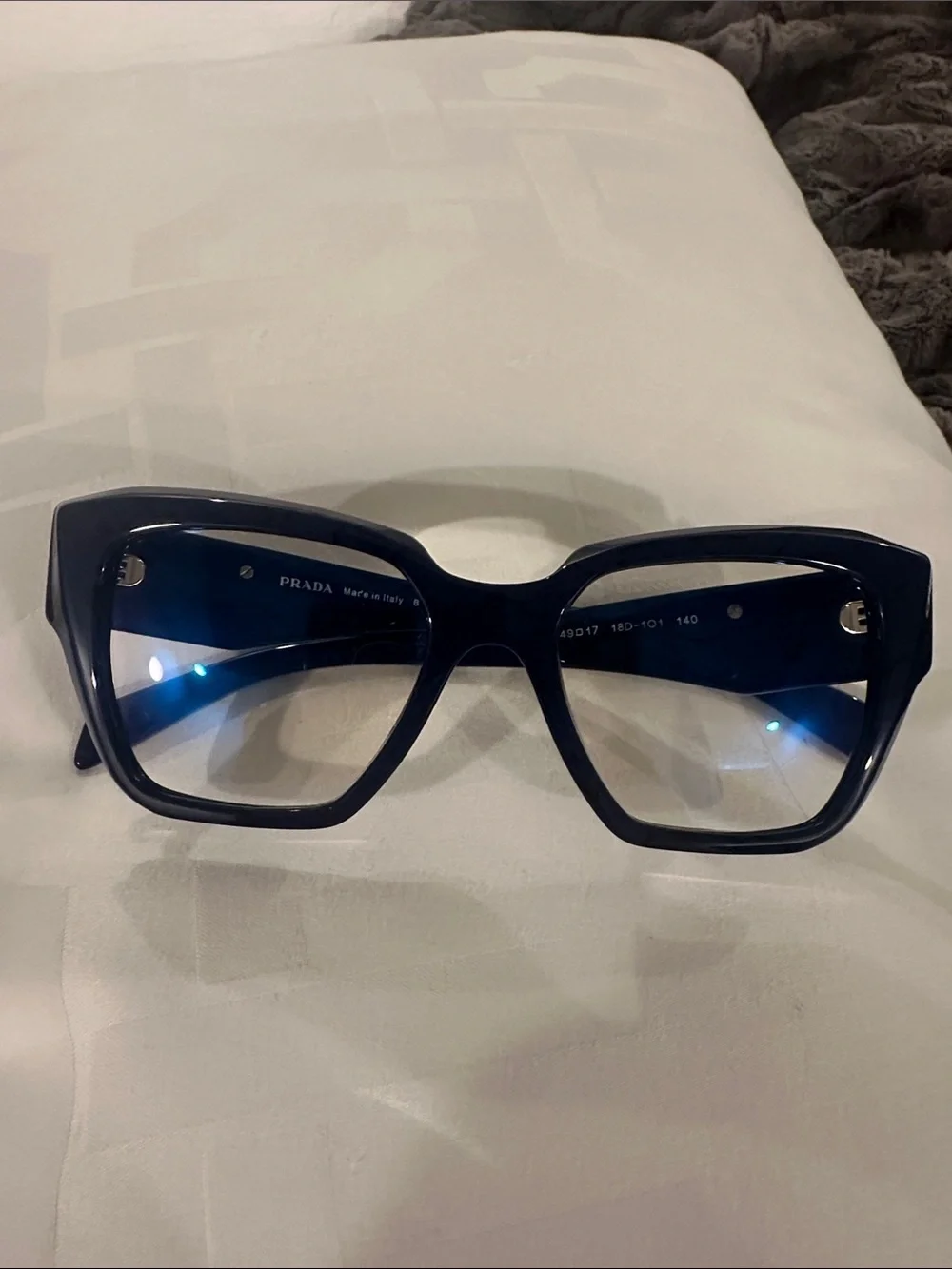 Prada Ophthalmic Frame PR09ZV Baltic Blue Marble 49-17-140